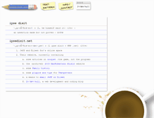 Tablet Screenshot of ipsedixit.net